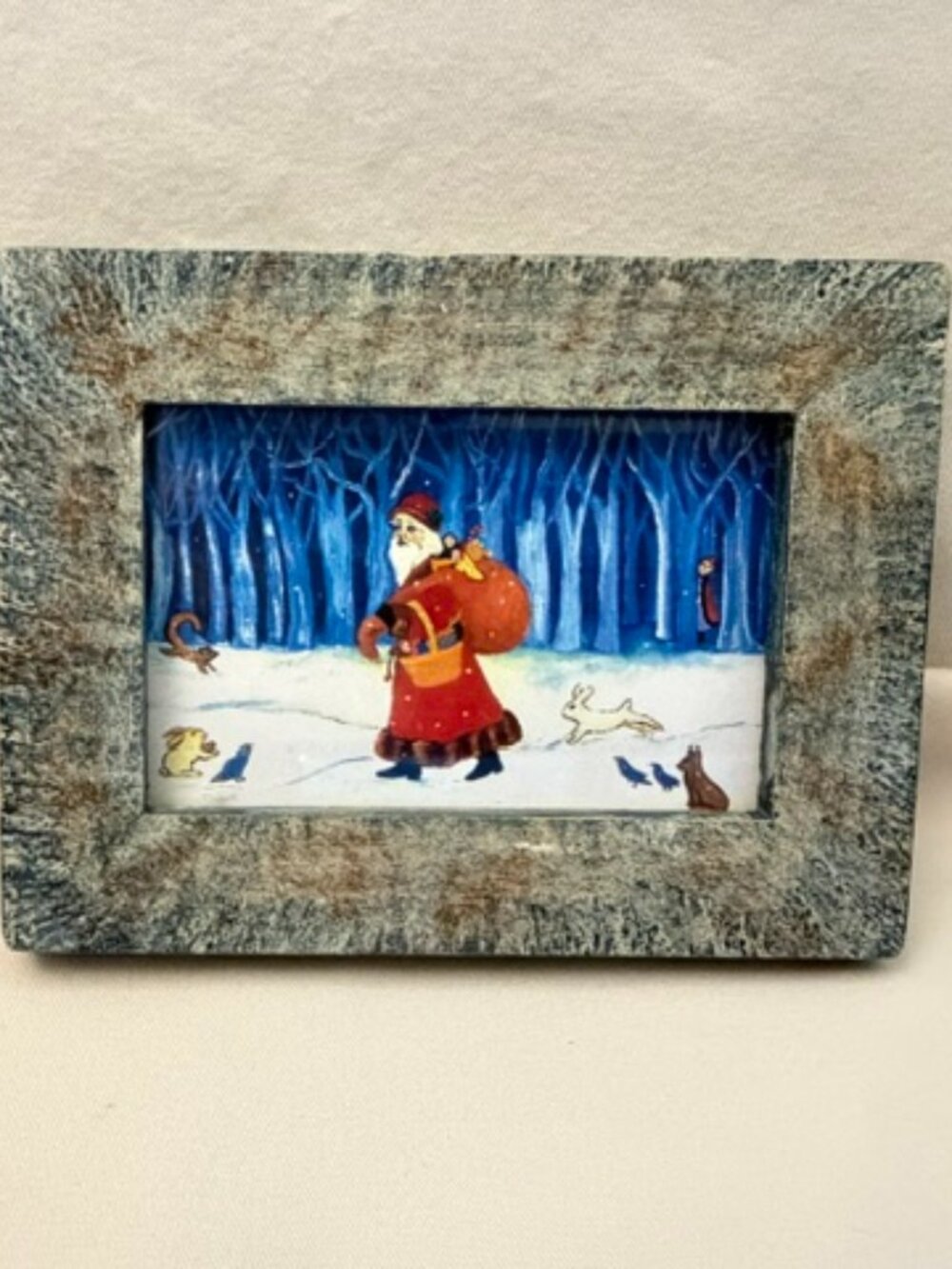 Vintage Mini Christmas Art Print